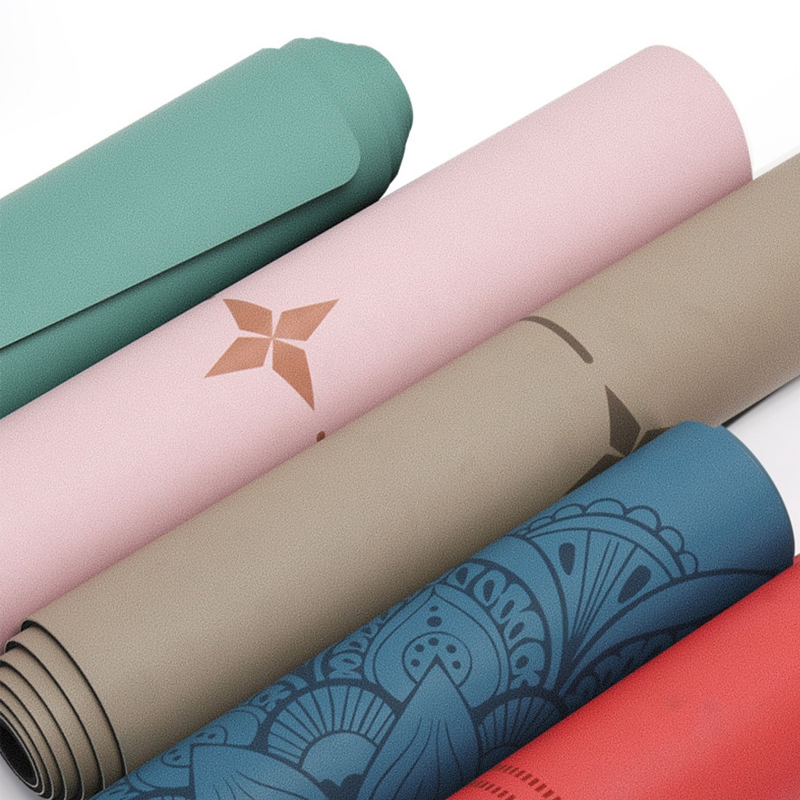 Luxury High solid Anti Slip Black Natural PU Rubber Yoga Mats