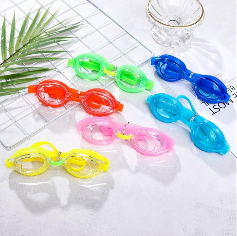 Carton Swimming Glasses Silicone Waterproof Swim Pool Water Glasses Eyewear Eyeglasses Accessories for Kids Children