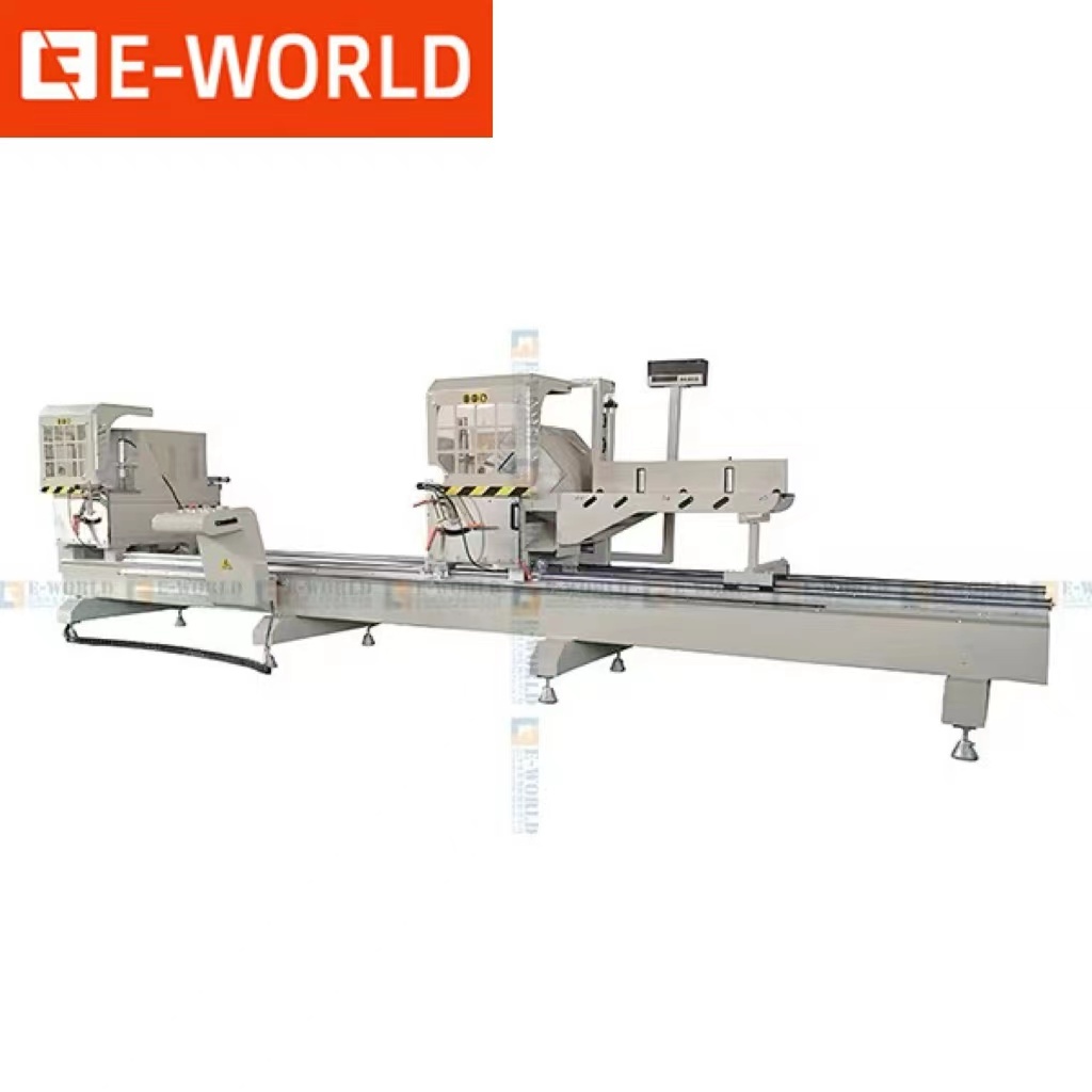 Hot Selling Double Miter Saw System With Digital Display Aluminum Window and Door Making Machinery High Precision