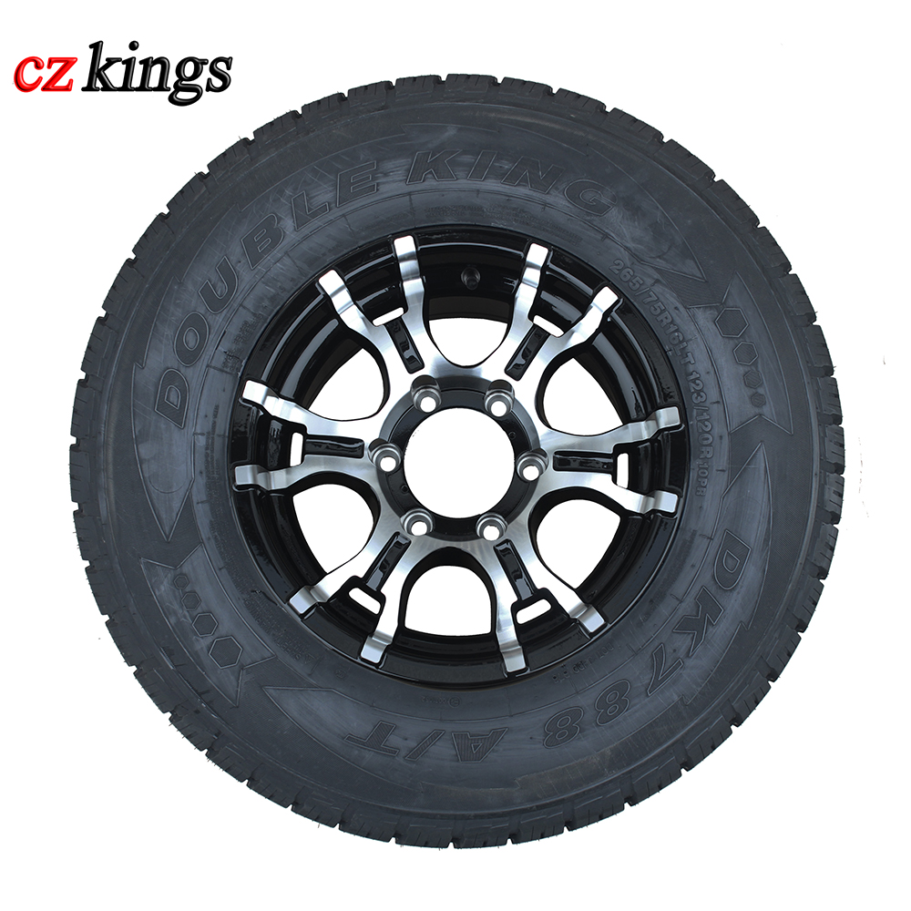 Автоприцеп с алюминиевым колесом 265/75R16LT от производителя double king