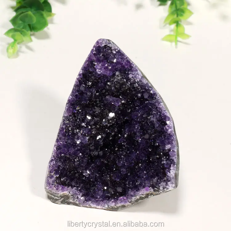 Natural Uruguay Amethyst Cluster High Level Purple Crystal Geode