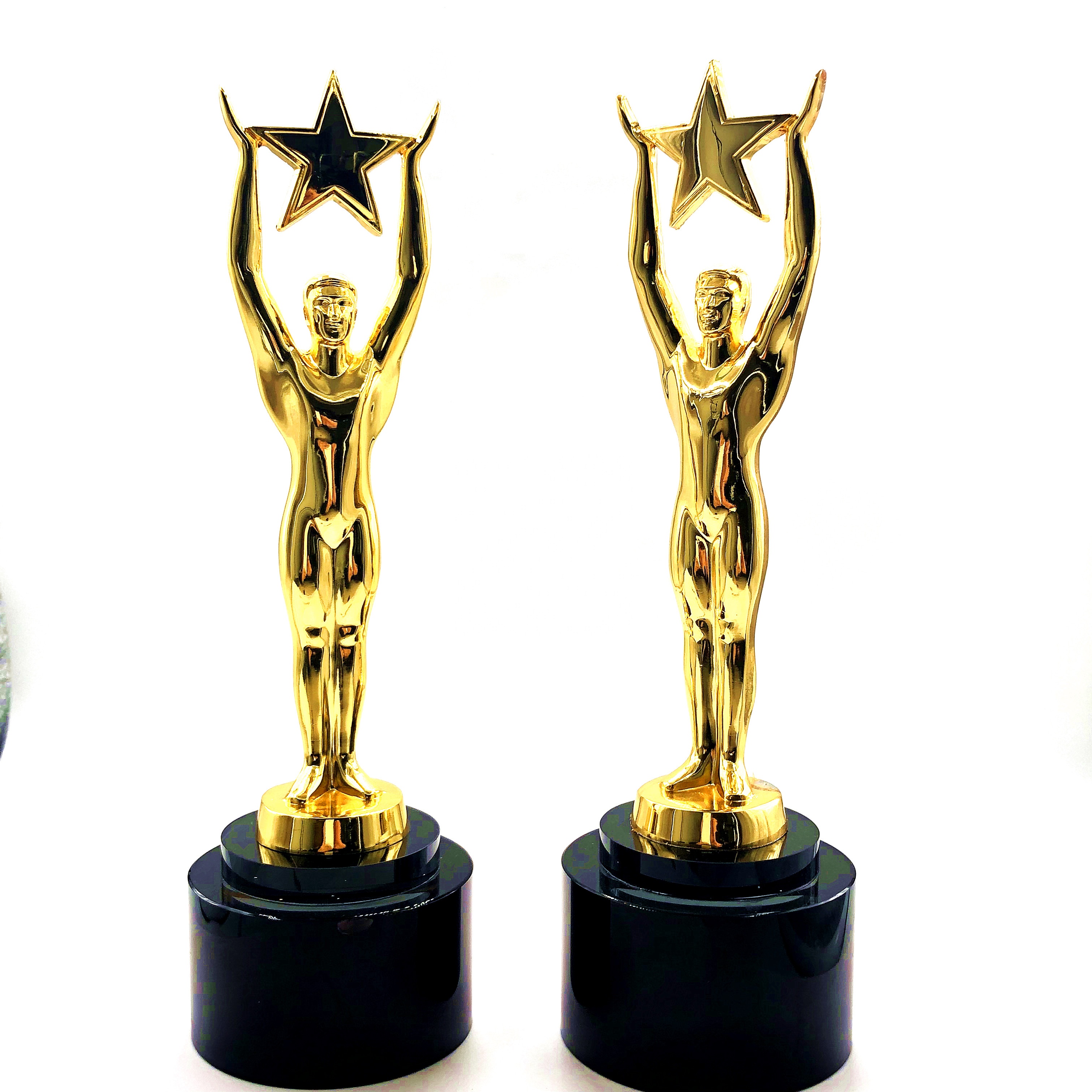 2020 3D wholesale metal crafts award gold plated figurine trophy for Awards ceremony