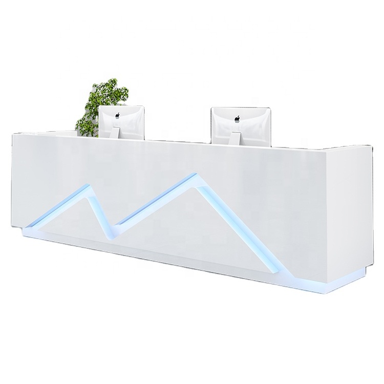 Modern beauty salon bar counter nail shop cash register clothing store hair salon reception desk company front desk