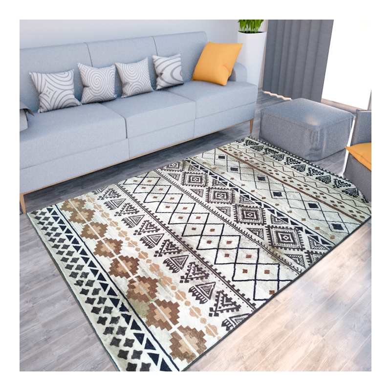 Solid Color Wall To Wall Hotel Area Rugs Bedroom Carpet For Living Room