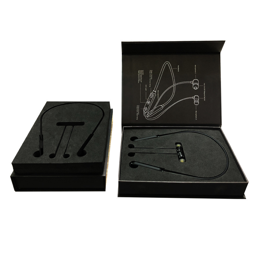GMI luxury customFully Model Tone Quality Denoise 9S Max Over Ear Wireless Gaming Headset Noise Cancelling Headphones paper box