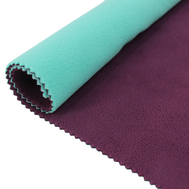 Водонепроницаемый 4 Way Stretch Softshell связь полиэстер флисовая ткань