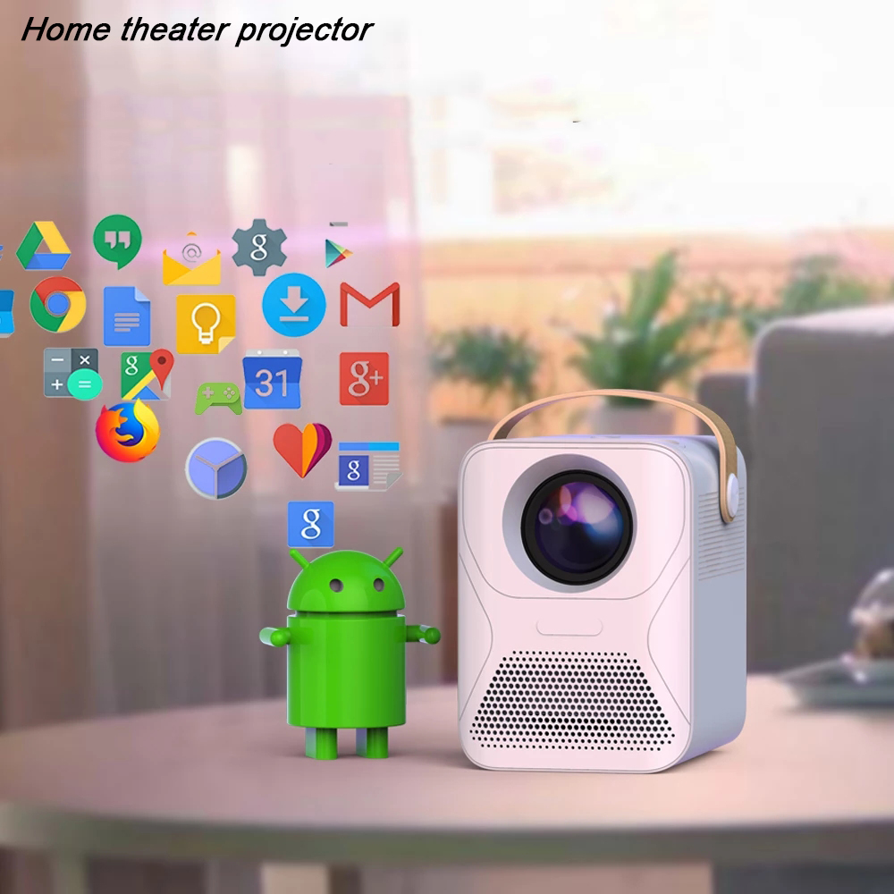 Android bluetooth смартфон с дистанционным управлением домашний кинотеатр портативный мини 1080P проектор