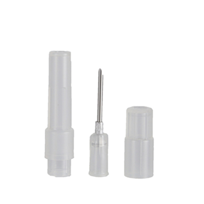 Hot sale aluminum hub needle, aluminum veterinary syringe needle for animals