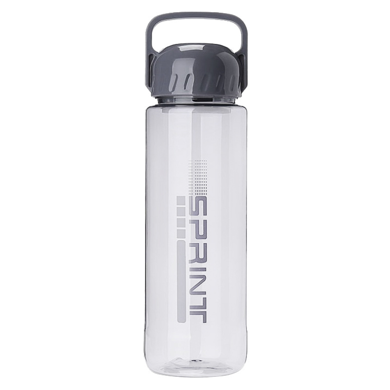 Plastic drinkware supply 1L large capacity BPA-free plastic sports fitness inspirational portable customizable water bottle