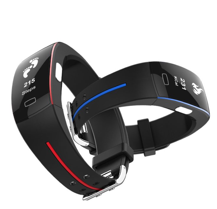 2021 new P3 series waterproof sports fitness tracking smart ECG heart rate bracelet watch