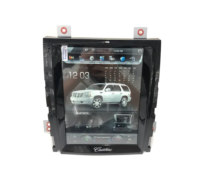 Tesla 10.4 Inch Vertical Touch Screen Car Radio Video dvd player Car video for Cadillac Escalade 2007-2014