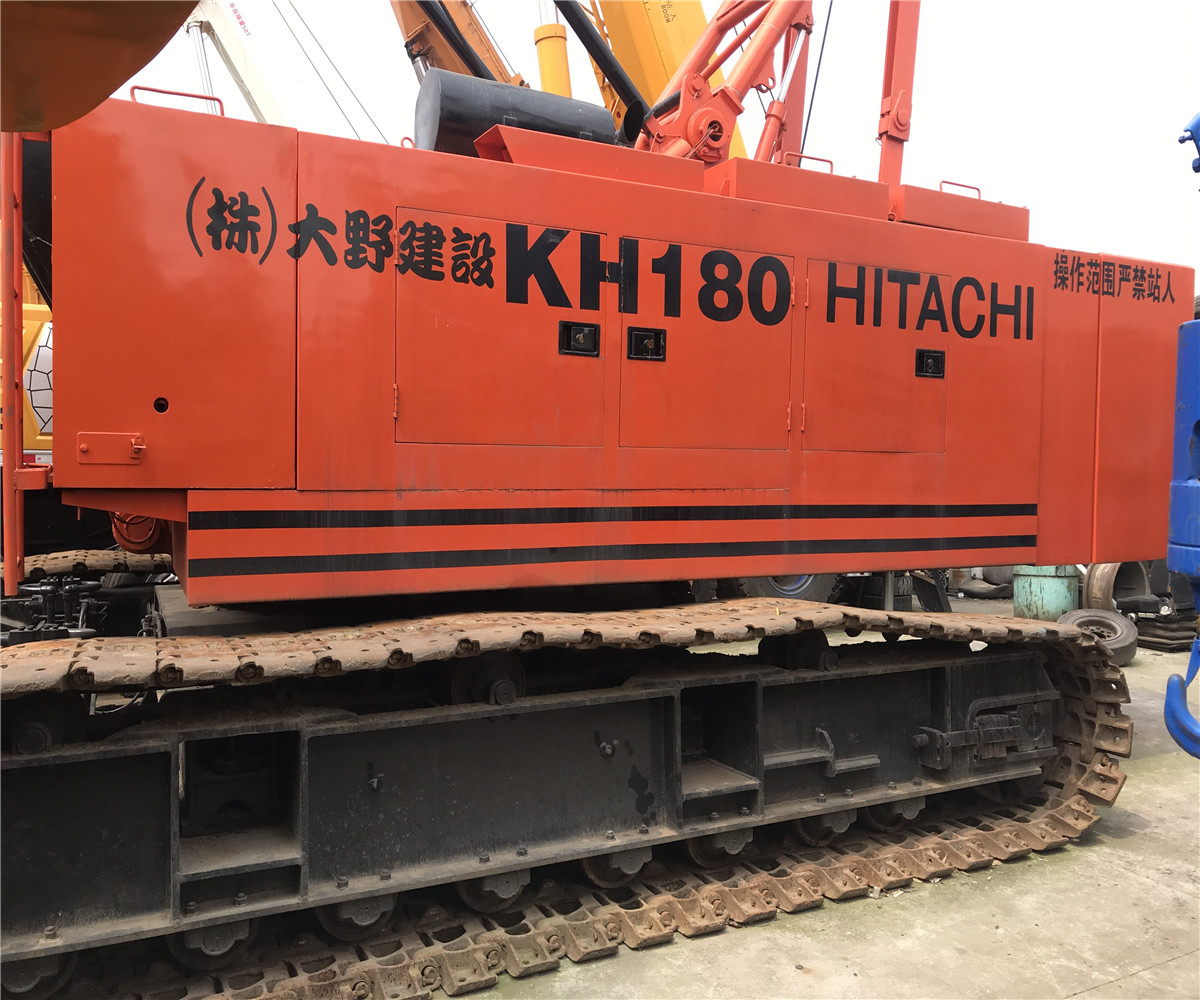 HITACHI KH180-3 гусеничный кран, изготовленный в Японии, б/у HITACHI 50T KH180-3 гусеничный кран