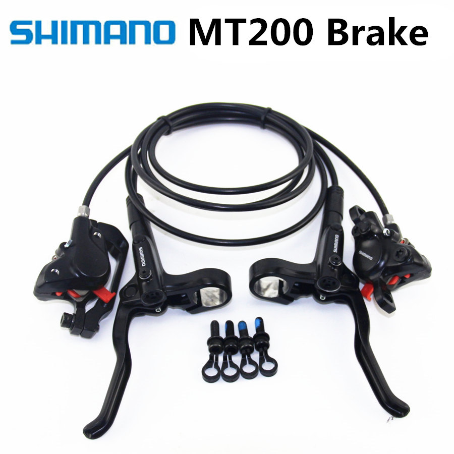 Тормоз SHIMANO MT200, гидравлический дисковый тормоз для горного велосипеда, левый и правый тормоза 800/1400 мм BR MT200