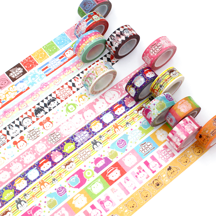 Washi Tape Vintage Pattern Set Decoration Paper Eco-Friendly Colorful Flower Style Design Decorative Masking Cartoon Sticker