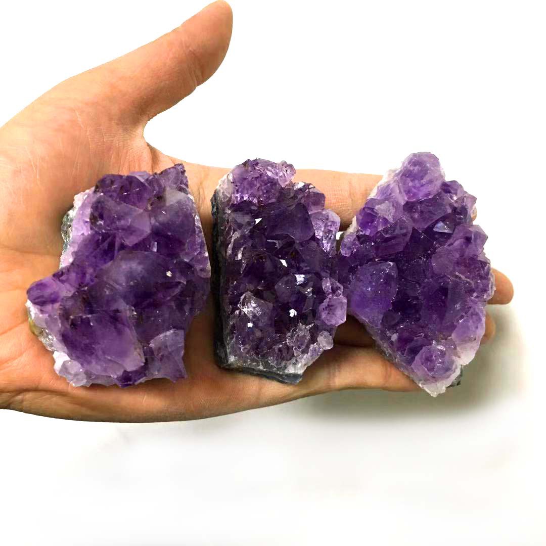 Wholesale high quality natural amethyst geode rough rock stone amethyst crystal cluster for healing