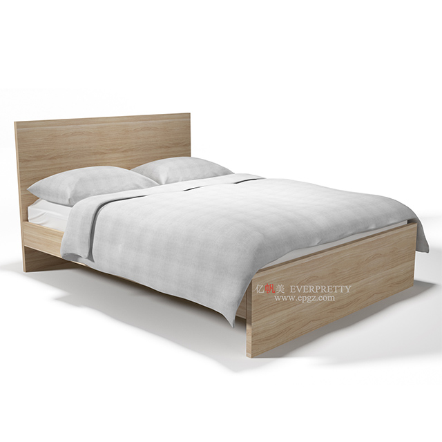 Modern Simple School Dormitory Furniture Melamine Board Single Bed for Adult