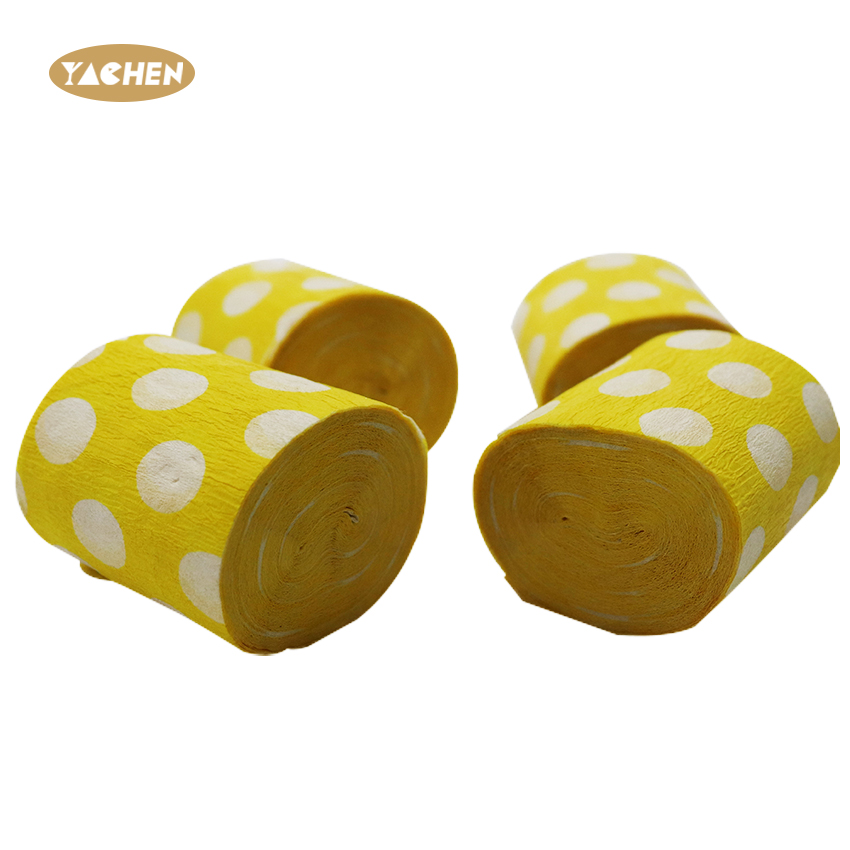 Party Supplies 4PCS 5*10CM tissue paper Streamer Craft Diy Roll