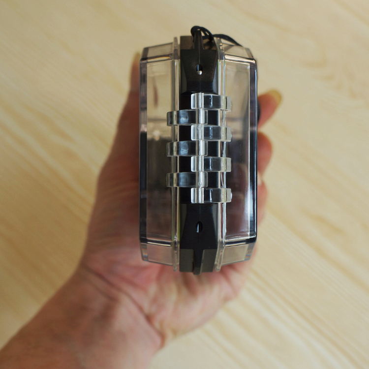 Small Pocket Fly Fishing Plastic Double Side Fly Box with Lanyard