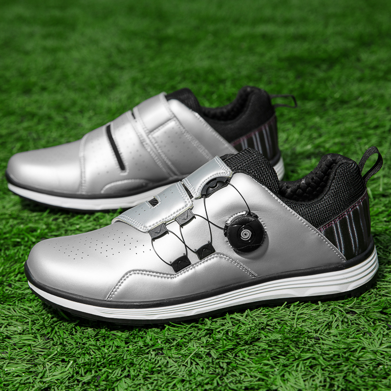 Hot Selling Breathable Microfiber Upper Anti Slip Men's Golf Shoes Outdoor Sports Shoes High Quality Professional Training Shoes