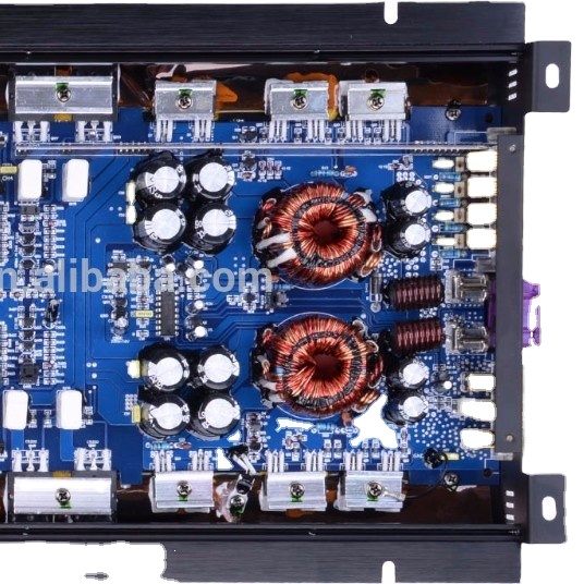 ИК-чип 4CHX120W RMS @ 4OHM Полнодиапазонный автомобильный усилитель звука, усилитель серии D для автомобиля