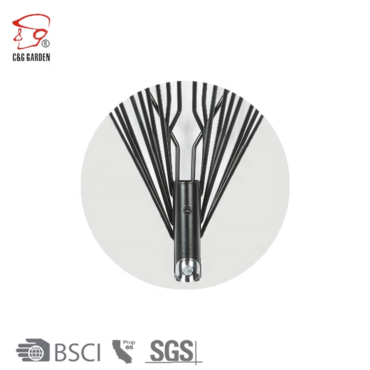 18tine steel garden rake