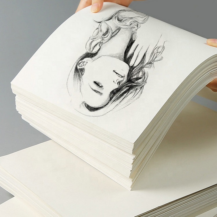 Normal use custom line drawing sketch paper book A3 A4