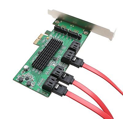 IOCREST PCI Express 8 внутренний порт SATA 6G(pcie x8) плата контроллера
