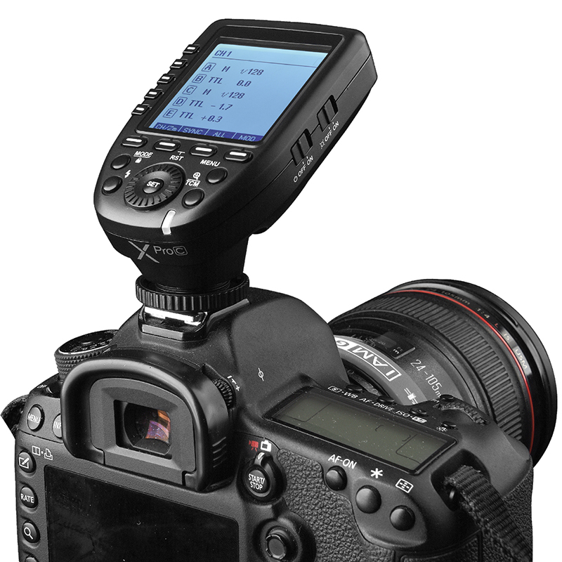 Godox XPro-C триггер E-TTL 2,4G беспроводной пульт дистанционного управления передатчик для Canon
