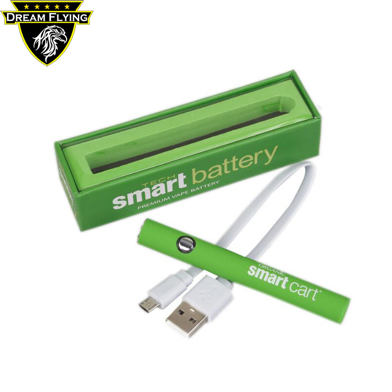 Amazon Горячая продажа vape комплект Smart cbd батарея 510 нить переменное напряжение встроенный 380 мАч батарея