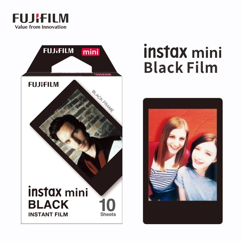 Пленка Fujifilm Instax Mini 11, черная фотобумага для фотоаппарата Fuji instant 8/7s/11/25/50/70/90/sp-2/link