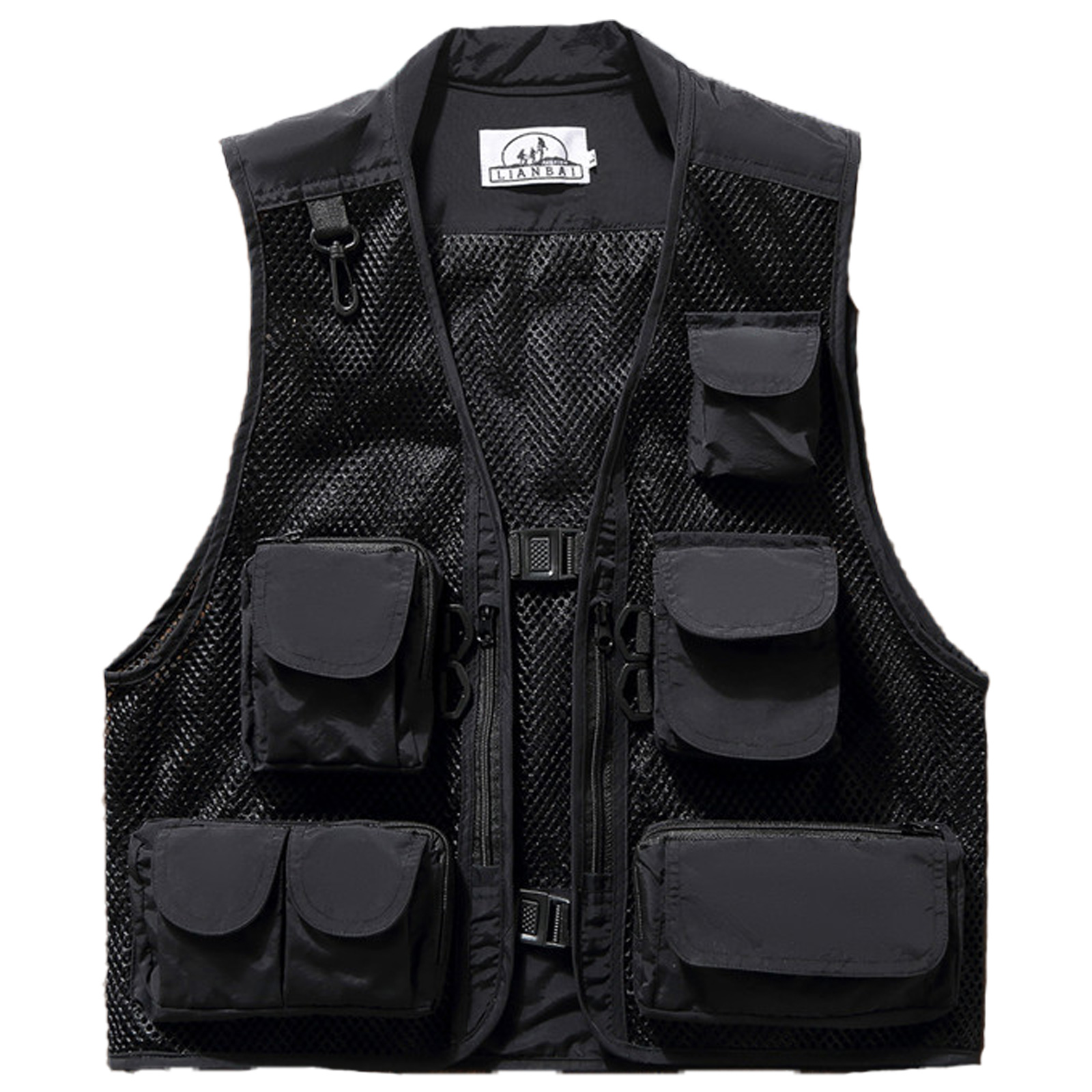 Outdoor Sport Hunting Retro Cargo Fashion Sleeveless Mesh Custom Flying Waistcoats Pack Jacket Mens Fishing Photography Vest