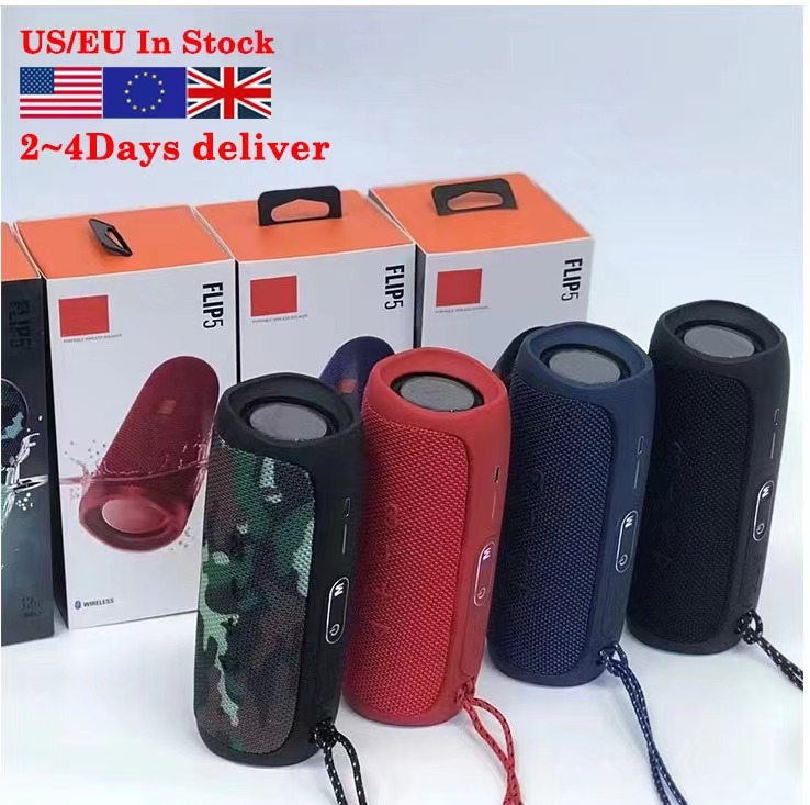 USA UE Stock Origin Fip6 Speakers Outdoor Sports tooth smart Bass Waterproof Portable Subwoofer Wireless BT 5.0 6 with filp 5 6