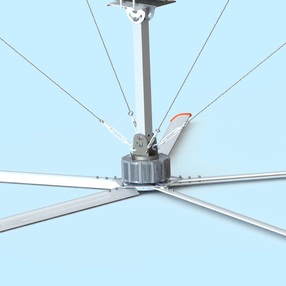 Завод Гуанчжоу, 7,2 м, для церкви, HVLS, потолочный вентилятор