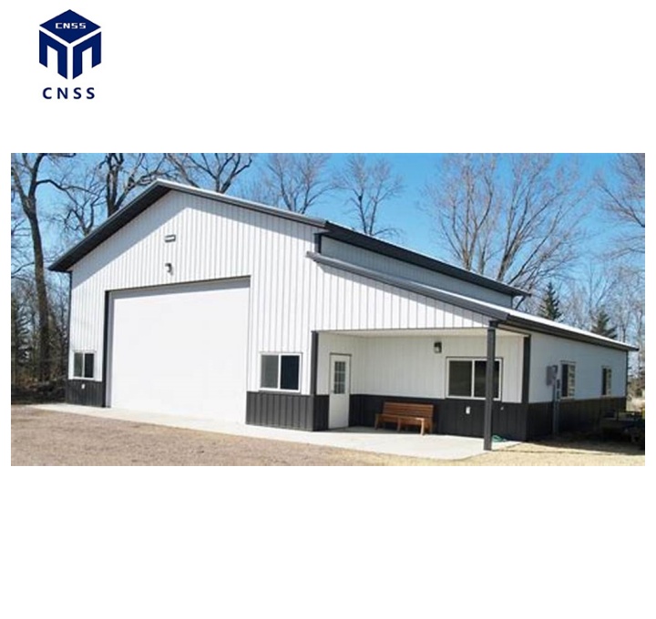 Modern Chinese Light-Style Prefabricated Steel Structure Warehouse For Workshop Use & Storage Shed