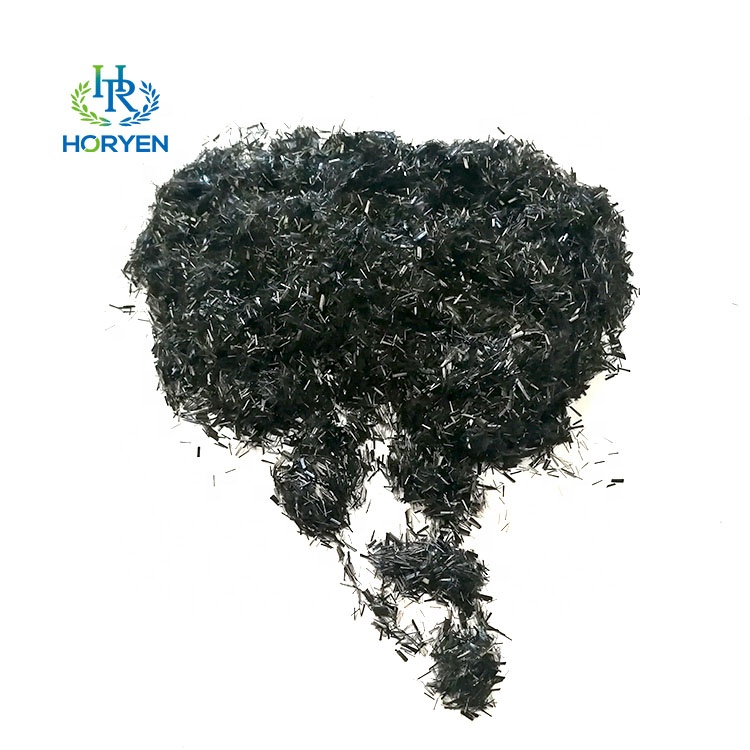 Professional high purity 5mm chopped carbon fibre strands carbonfiber choped
