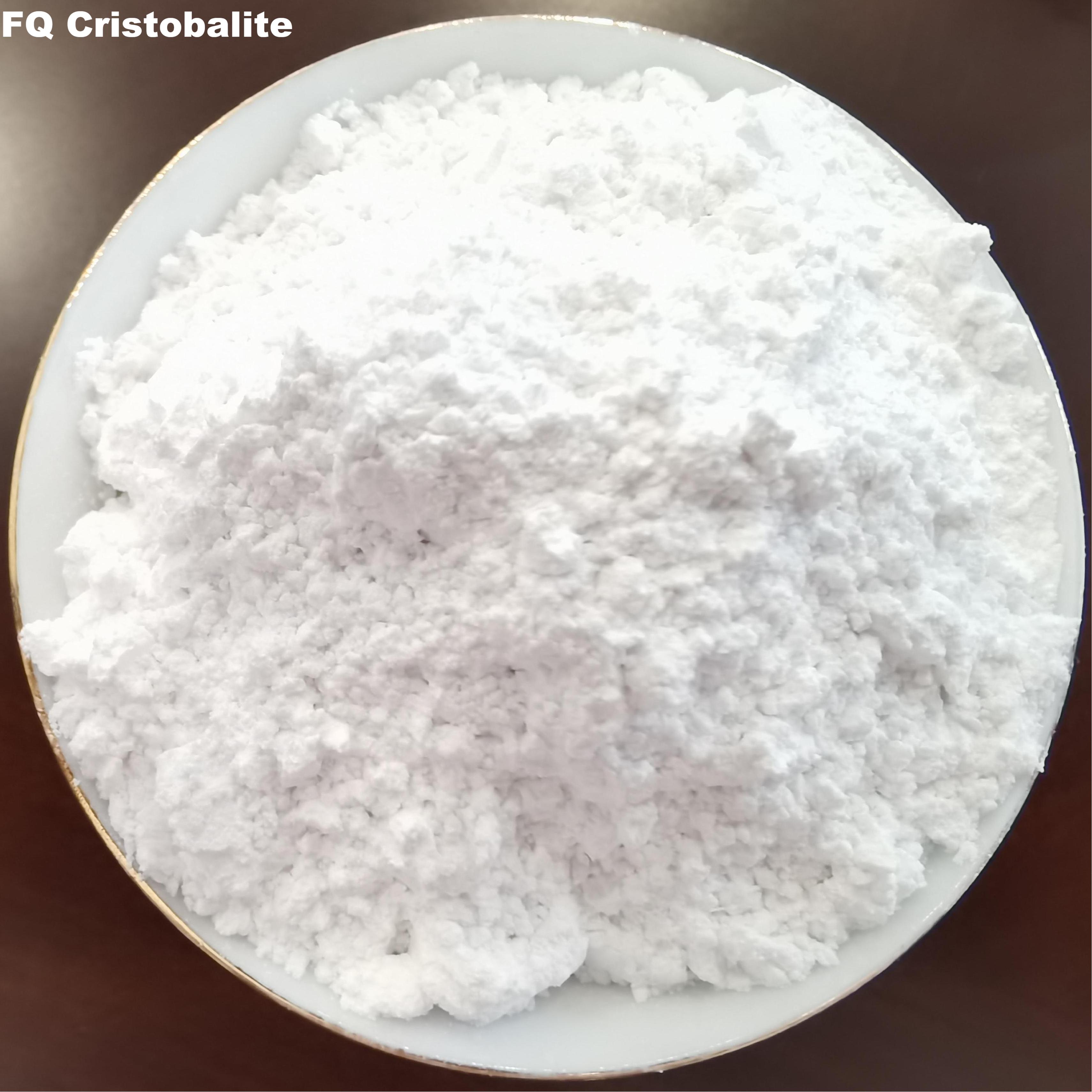 Massive 6000 Mesh Best Conversion High Grade Excellent Purity Whiteness Calcined Quartz Flour Cristobalite Powder for Casting