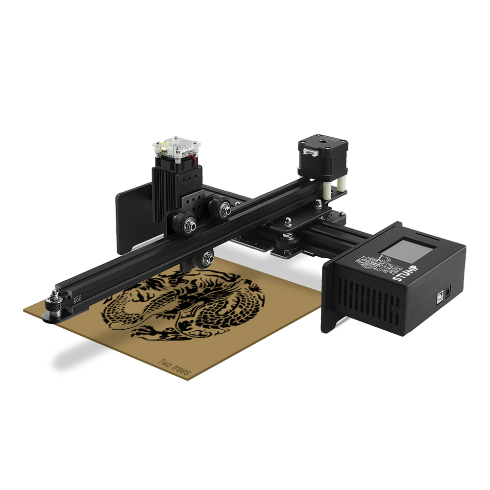 Twotrees 2,5 w/5,5 w CNC мини аппарат для лазерной порезки портативный бытовой DIY лазерный станок для гравировки и резки