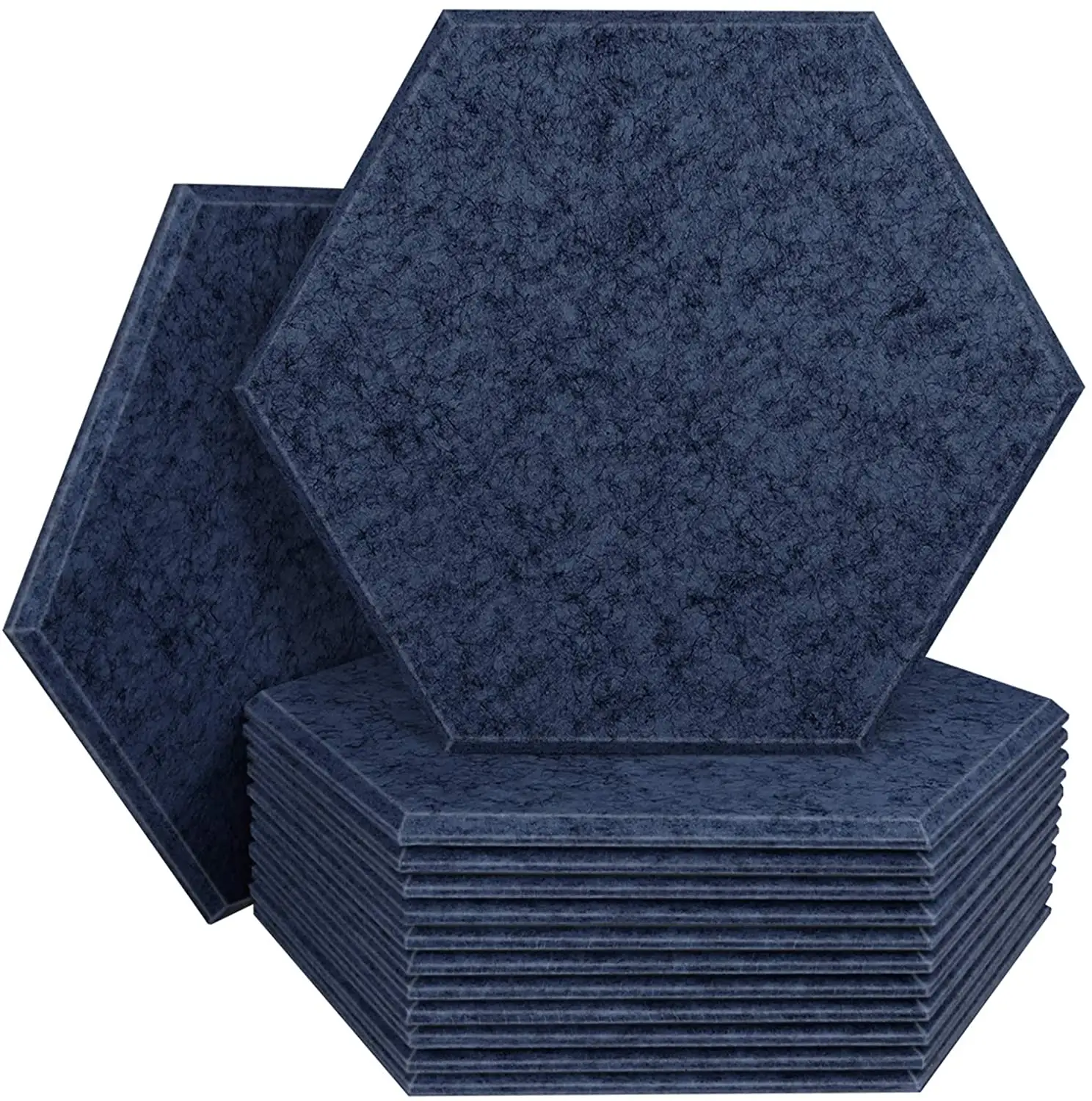 sound proof custom hexagon 100% polyester felt acoustic panels decorative panels
