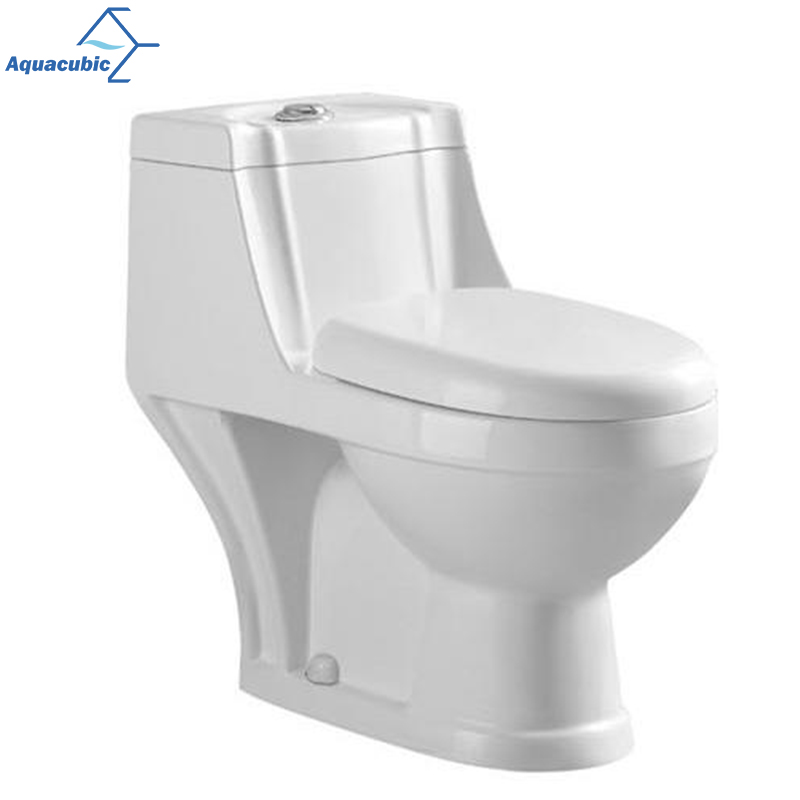 Aquacubic керамический унитаз для ванной, хит продаж, цельная сантехника для ванной комнаты, туалет, двойная система смыва