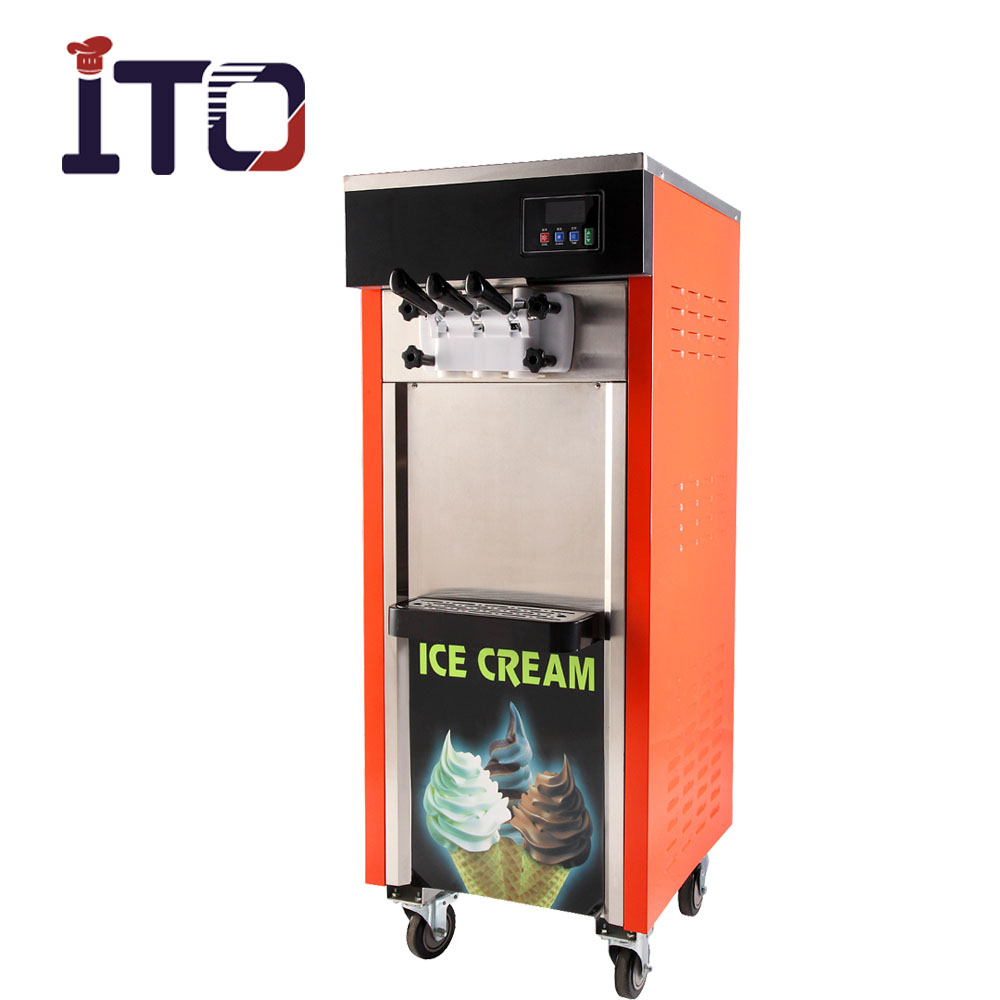 Hot selling Factory price high quality solf ice cream machines, colorful ice cream maker machines