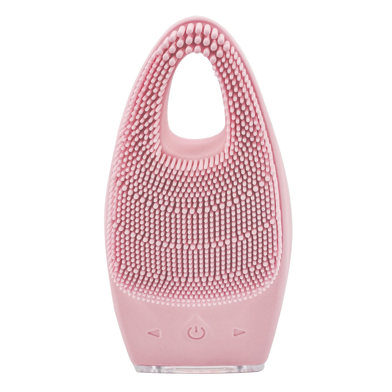 IPX6 Waterproof Facial Cleansing Brush Deep Pore Cleaning Skin Massager Mini Electric Silicone Facial Cleansing Brush