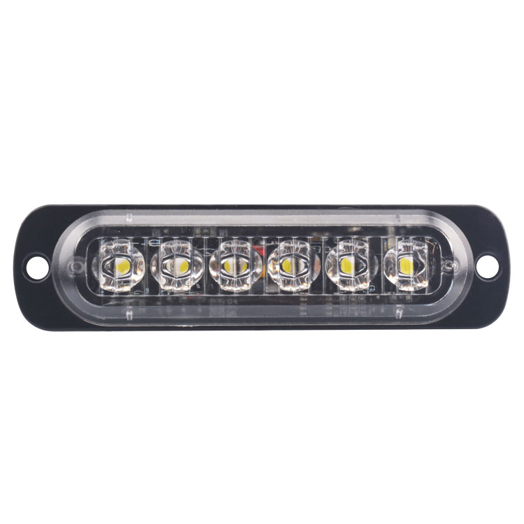 Traffic light 6LED 18W hideaway warning light emergency vehicle super slim led strobe grill light