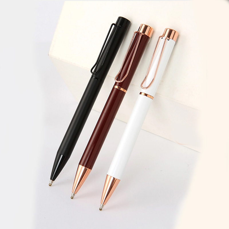 High Quality Pen Custom Factory Direct Sell Metal Ball Pen Matte Black Ballpoint Pen with Logo