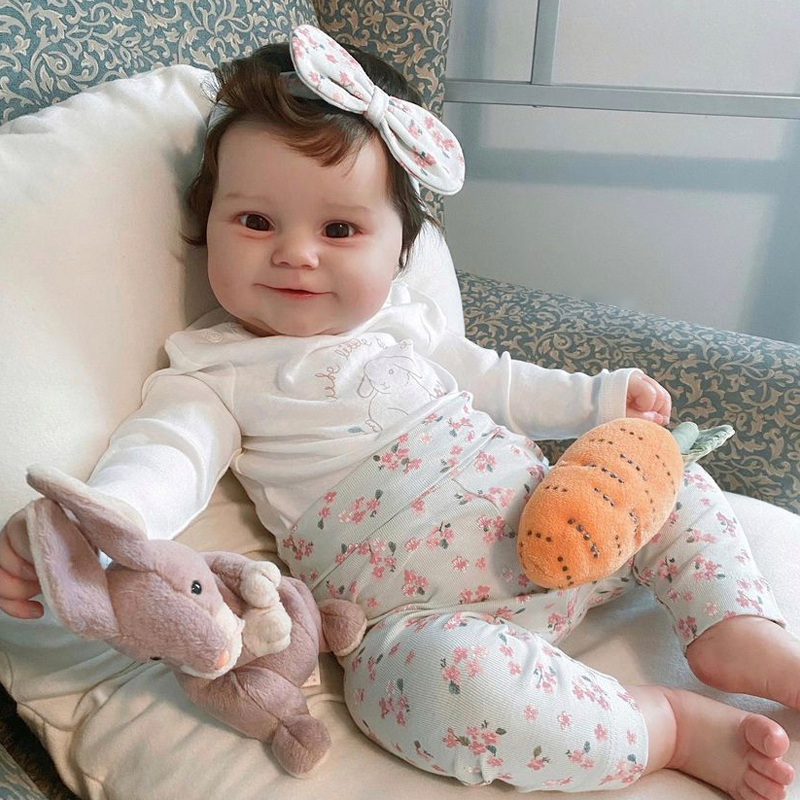 Dolacoco Maddie виниловая Кукла Новорожденный комплект НЕОБРАБОТАННАЯ Неокрашенная деталь для творчества