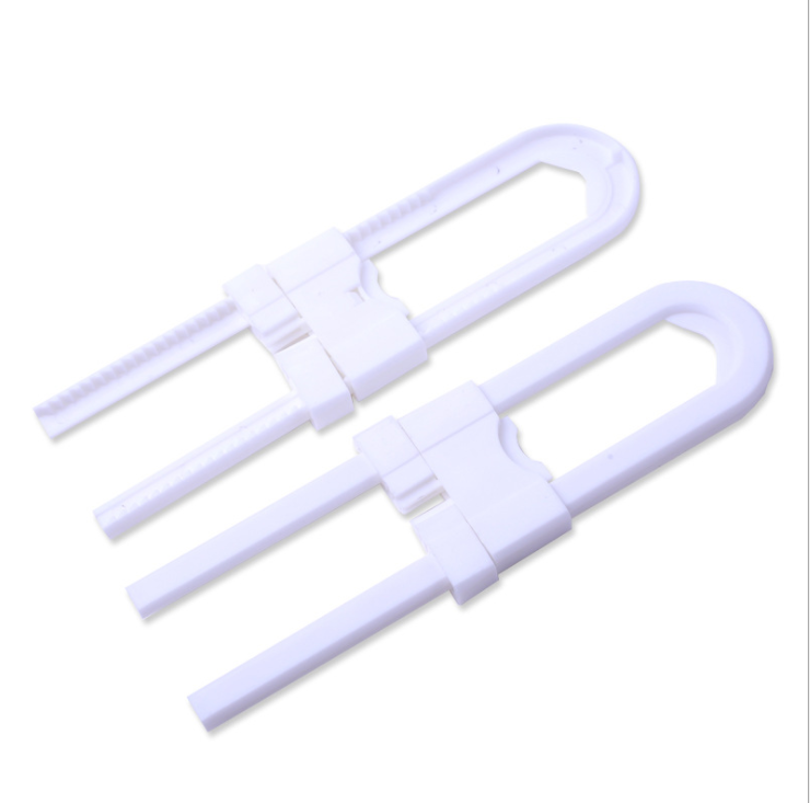China manufacture sliding U shaped Proofing Cabinet locks Kitchen Bathroom Storage lock