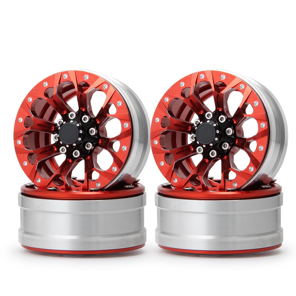 Радиоуправляемые игрушки 1,9 дюйма колеса ступицы для масштаба 1/10 AXIAL SCX10 D90 CC01 Радиоуправляемый гусеничный автомобиль сплав Beadlock Колесные Диски