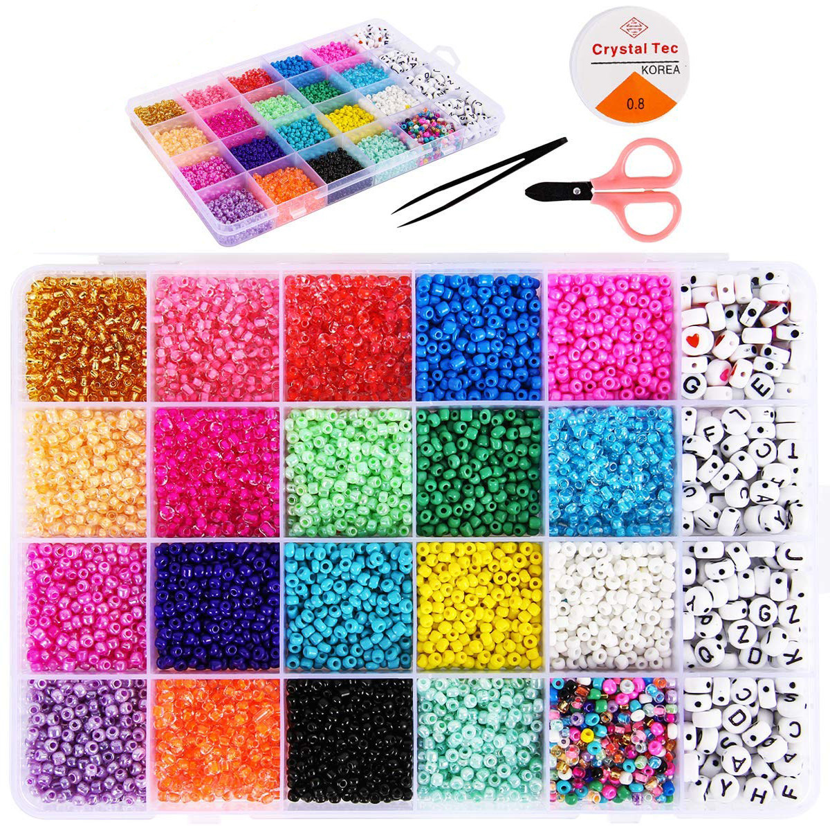 rice beads 3mm multi-color loose beads for fashion DIY handmade bracelet necklace beaded material accessories