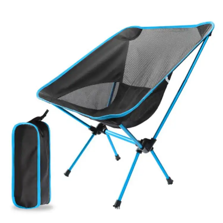 Compact Ultralight Aluminum Frame Pocket Folded Chair Barbecue Camping Folding Fishing Chairs
