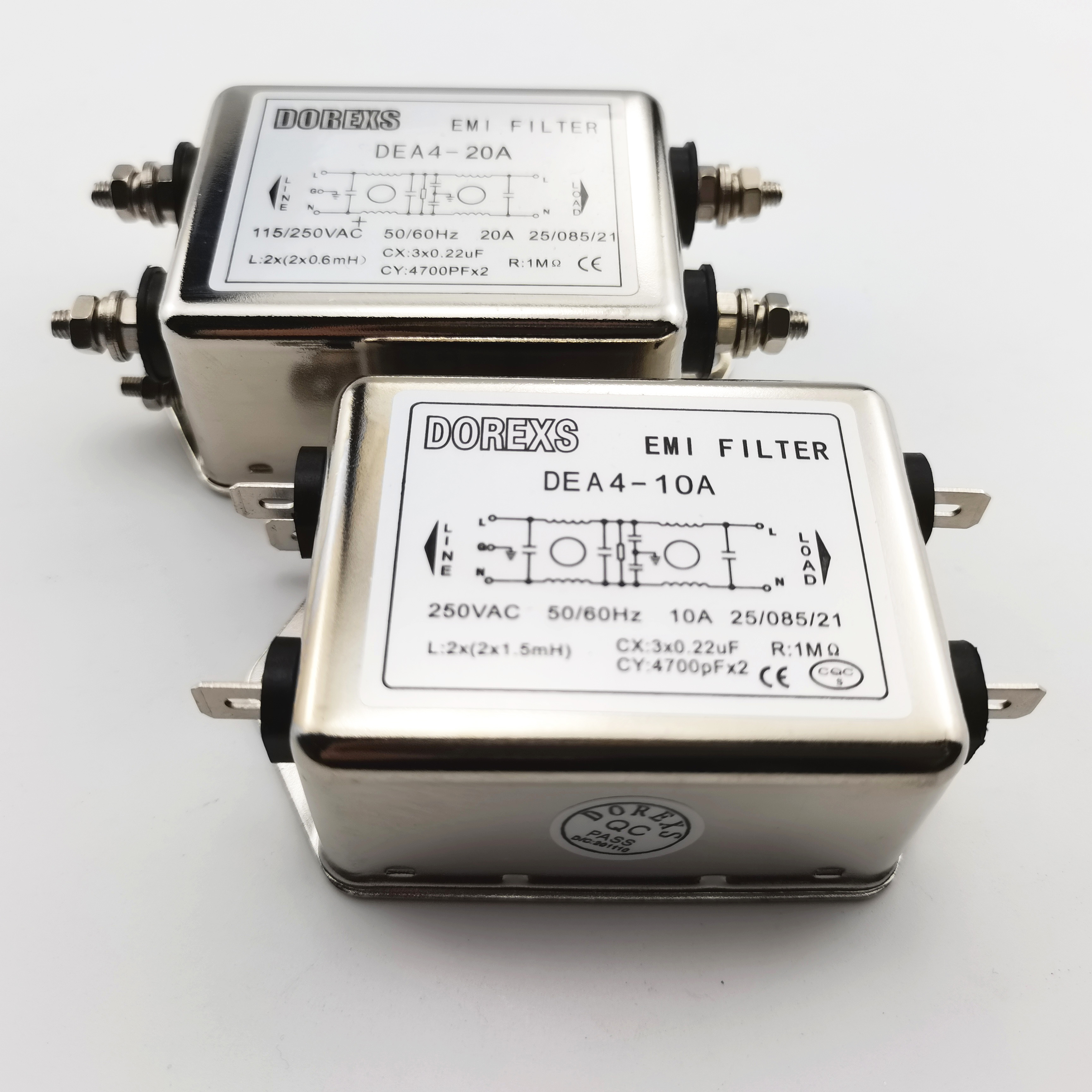 Фильтры EMI, однофазные фильтры переменного тока, медицинский фильтр EMI Power Line 3A 6A 10A 16A 20A