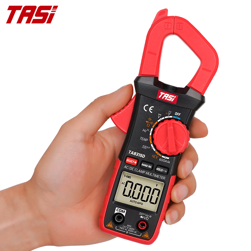 Токоизмеритель TASI TA8315D, цифровой Бесконтактный измеритель напряжения, с автоматическим выбором диапазона, Бесконтактный индикатор напряжения, сопротивление True Rms, AC/DC